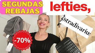 HAUL SEGUNDAS REBAJAS Stradivarius y Lefties Super economico [upl. by Dibb38]