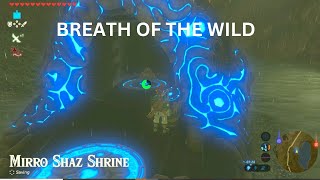 MIRRO SHAZ SHRINE WOODLAND STABLE  PLUS WHISTLE RUNNING  THE LEGEND OF ZELDA BREATH OF THE WILD [upl. by Gwendolyn]