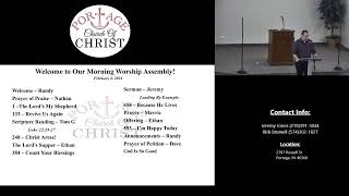 Portage Indiana Church of Christ Livestream 232024 [upl. by Yenreit508]