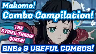 Makomo Combo Compilation Guide All You Need To Know  Demon Slayer Hinokami Chronicles quotMakomoquot [upl. by Einra]