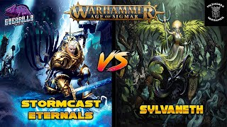 ⭐️INFORME AoS⭐️STORMCAST ETERNALS VS SYLVANETH  2000pts [upl. by Deeyn]