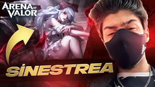 İLK DEFA SINESTREA OYNADIM ÇOK GÜÇLÜYMÜŞ AMA BİRAZ ZORLANDIM D  Arena of Valor [upl. by Anehta]