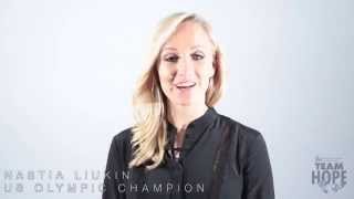 Nastia Liukin Supports HDSA Team Hope Walk Program [upl. by Namruht457]