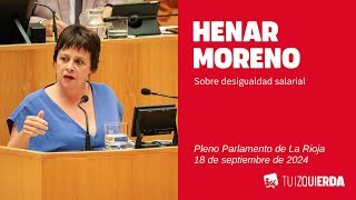 Henar Moreno sobre la desigualdad salarial entre mujeres y hombres [upl. by O'Neil407]