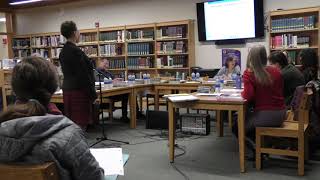 Rhinebeck Board of Education meeting 31219 [upl. by Nerrej]