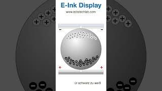 Funktion eines EInk Displays  EdisTechlab shorts [upl. by Hilar]