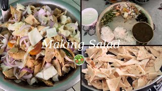 Healthy and delicious Bread Salad 🫓🥗GomaAngthupoVlogsrm8nl [upl. by Emeric]