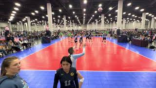 2024 16Navy on 4124  RRR2 Round 3 Game 1 vs Academy Volleyball 16 2518 2520 [upl. by Etteyniv]