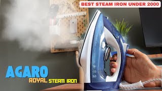 Best Steam Iron in India under 2000 🔥  Agaro Royal Steam Iron everydayexpert [upl. by Bondon226]