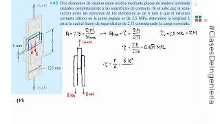 Resistencia  Ejercicio 143 Beer amp Jhonston 7ma Edición  Mecánica de materiales [upl. by Amedeo]