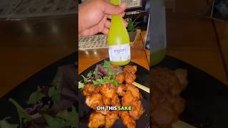 This Nigori Sake tasted amazing 🔥🔥🤯 first time ever having Sake  shorts food mukbang [upl. by Simpson]