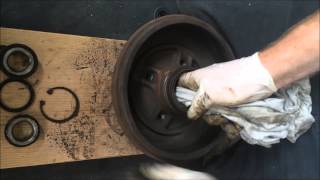 Renault clio rear wheel bearing removal and refit easy You Should Watch This [upl. by Noemys736]