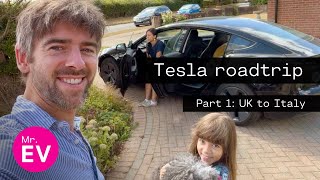 Are Teslas as great as people say Model 3 Italian road trip part 1 [upl. by Enimaj262]