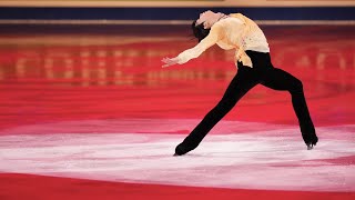 Yuzuru Hanyu  Hana wa saku 花は咲く  A Sky Full of Stars  Circles amp Squares 2021 Worlds gala 4K [upl. by Imerej]