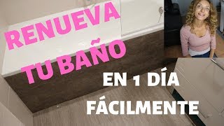 LOSETAS VINILICAS PARA RENOVAR EL BAÑO EN 1 DÍA [upl. by Icyac]