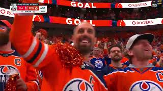 Oilers finally get a Powerplay goal Oilers vs Panthers Game 4 of the Stanley Cup Final [upl. by Nitsur]