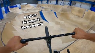 Asylum Skatepark New Layout [upl. by Coheman]