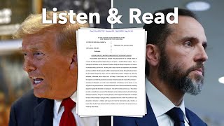 LISTEN amp READ Jack Smiths Unsealed Filing Lays Out Trumps Criminal Conspiracies [upl. by Crofoot]