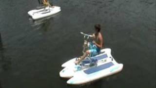 Water Bike Video  Fun and the itBike in Carolina [upl. by Safko]