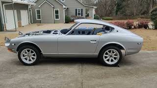 Datsun 240z Rotisserie Restoration  901 Silver [upl. by Gardy]