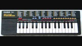 Wham  Wake Me Up Before You Go  Casio SA 20 Demo [upl. by Nosretep681]