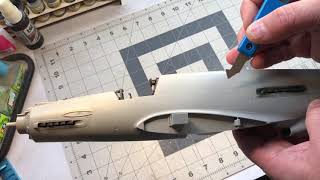 HK 132 Dornier Do 335 Part 2 Rescribing Panel Lines [upl. by Leugimesoj]