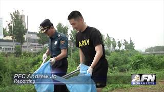 AFN Humprhreys  Yongin City Cleanup [upl. by Budworth]