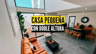 CASA con doble altura en TERRENO PEQUEÑO [upl. by Annoed]