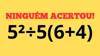 MATEMÁTICA BÁSICA  QUAL A ALTERNATIVA CORRETA [upl. by Dyob]