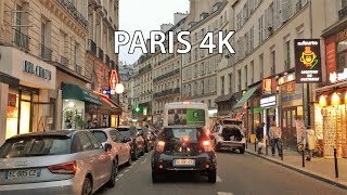 Paris Drive 4K  Sunset Drive  France [upl. by Assirhc695]