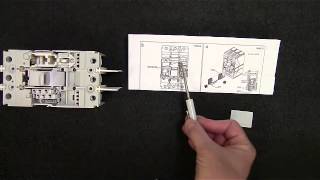 Installing Auxiliary Contacts with a 140G GI Frame Molded Case Circuit Breaker [upl. by Eeniffar]