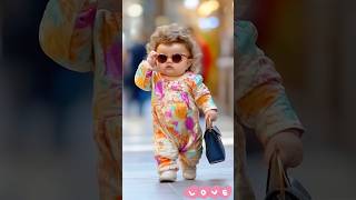 Cute baby walkers tv baile cutebaby baby babygirl cutebaby cute runway fashion fnf ai [upl. by Tynan]