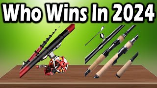 TOP 5 Best Fishing Rods In 2024 [upl. by Ahsekyw]