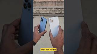 Iphone 13 pro max vs 15 plus apple iphone foryou ytshorts youtube youtubeshorts shorts short [upl. by Yeo]