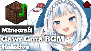 Gawr Gura BGM  Minecraft Note Block Cover [upl. by Jedediah]