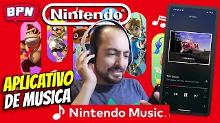 NINTENDO MUSIC Testando o Aplicativo de Música da Nintendo AO VIVO [upl. by Aikyn]