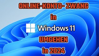 OFFLINEKONTO ERSTELLEN unter Windows 11 in 2024 [upl. by Lipfert680]