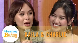 Kaila shares the funny things she learns from Charlie  Magandang Buhay [upl. by Nrojb]