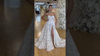 BERTA Couture Showroom  New York Bridal Fashion Week [upl. by Saeger]