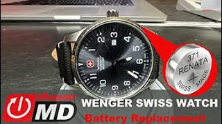 Wenger Swiss Watch Battery Replacement [upl. by Heman522]