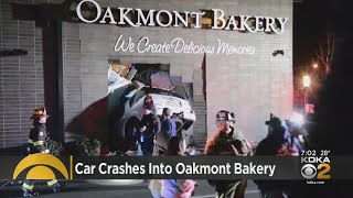 SUV Slams Into Oakmont Bakery [upl. by Clarinda]