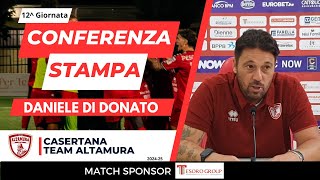 CONFERENZA STAMPA 12  Casertana VS Team Altamura [upl. by Azrim]