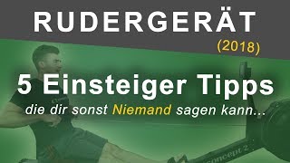 RUDERGERÄT TRAINING So kannst du Fehler verhindern Einsteiger Tutorial [upl. by Irrek]