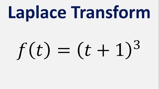 Laplace Transform of ft  t  13 [upl. by Socram]