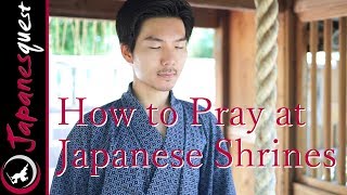 How to Pray Properly at Japanese Shrines  in 60 seconds [upl. by Goodkin829]