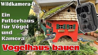 Vogelfutterhaus mit 6l Vorratsbehälter und Platz für eine Wildkamera selbst bauen [upl. by Aimee]