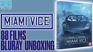 88 FILMS  MIAMI VICE 2006 Bluray UNBOXING Michael Manns Movie Reboot of his seminal series [upl. by Harilda]