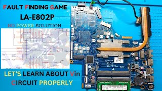 LAE802P NO POWER SOLUTION  CHARGING IC FULL REQUIREMENT  BQ25725A  PROPER Vin FORMATION hp [upl. by Dianne796]