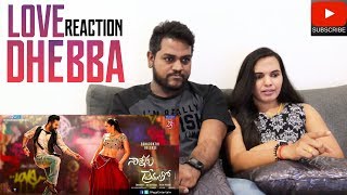 Love Dhebba Song Reaction  Jr NTR  Malaysian Indian Couple  Filmy React [upl. by Drofxer453]