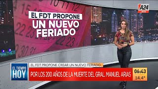 FdT propuso un nuevo feriado y en junio habria un finde XXL A24 [upl. by Petersen]